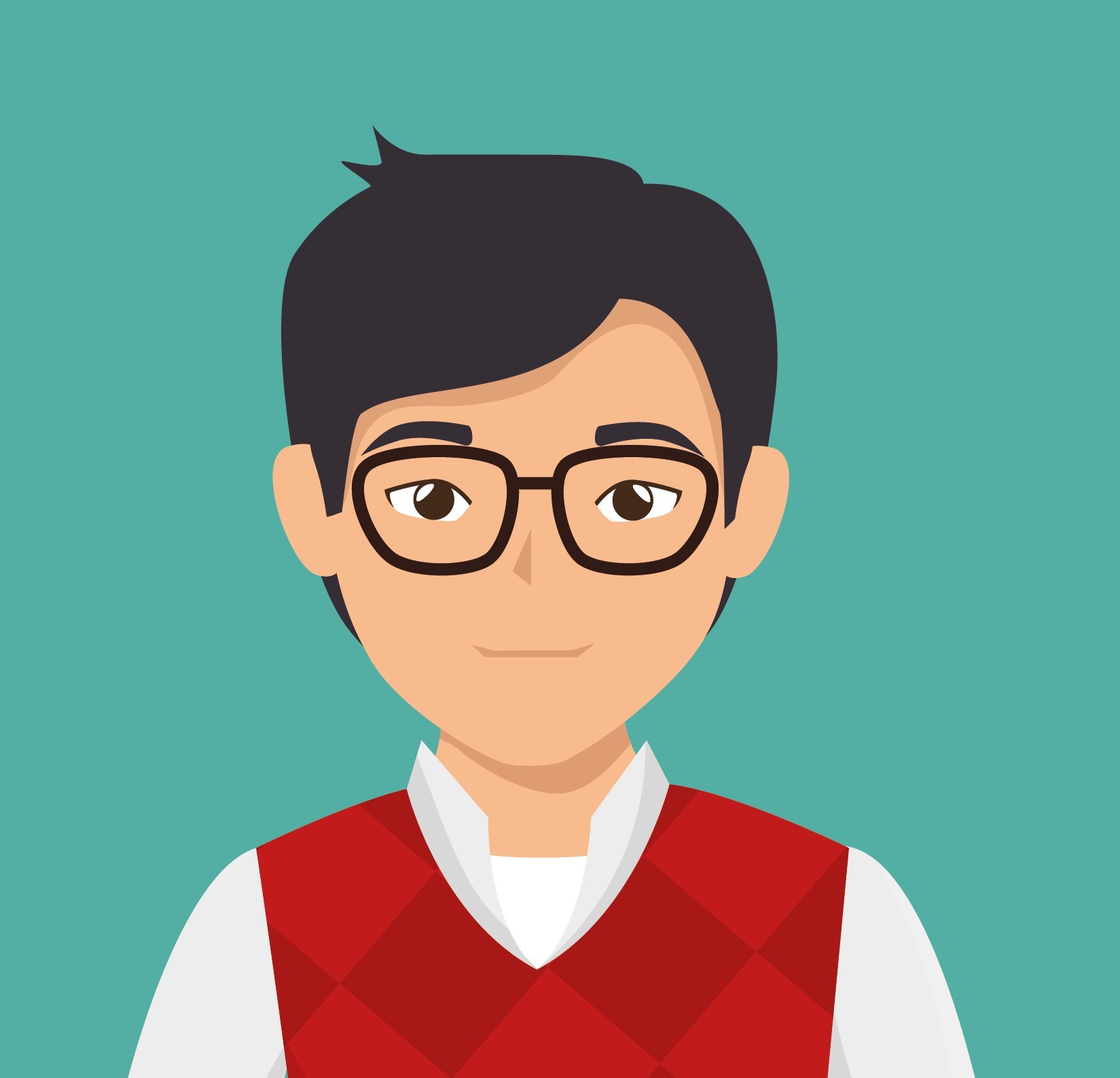 businessman character avatar isolated vector illustration design