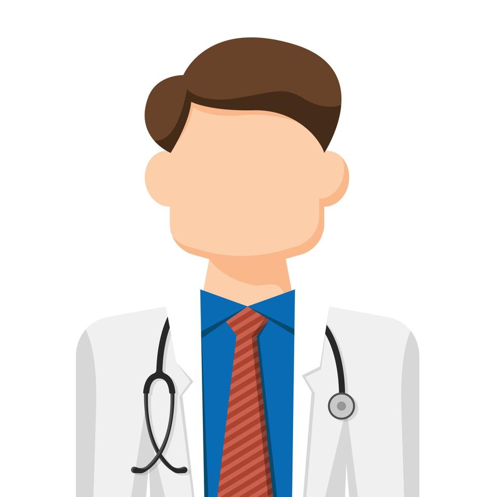 colorful-simple-flat-of-doctor-icon-or-symbol-people-concept-illustration-vector